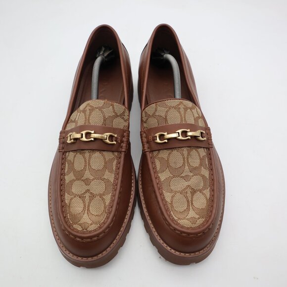 Coach Brooks Loafer In Signature Jacquard Men's Size 13 D Slip on Loafers - Picture 1 of 9